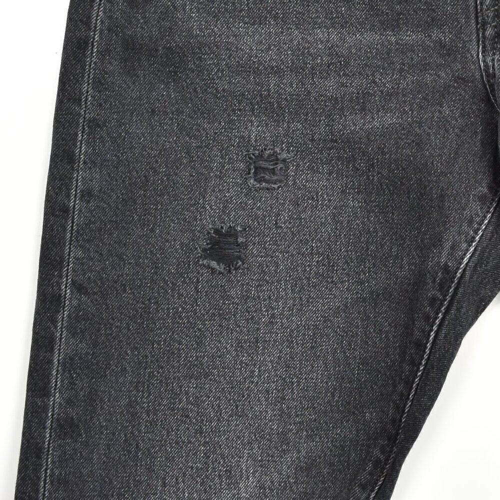 Levi's 501 Skinny Distressed Jeans Black Stick - 26 - Picture 8 of 11